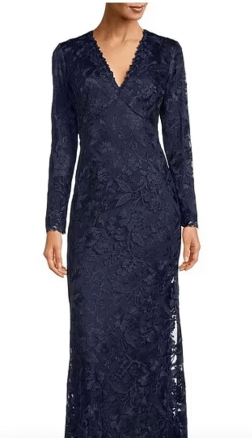 Long Sleeve A-Line Gown