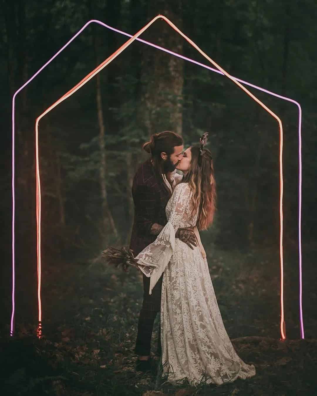 Minimalistic Wedding Arch