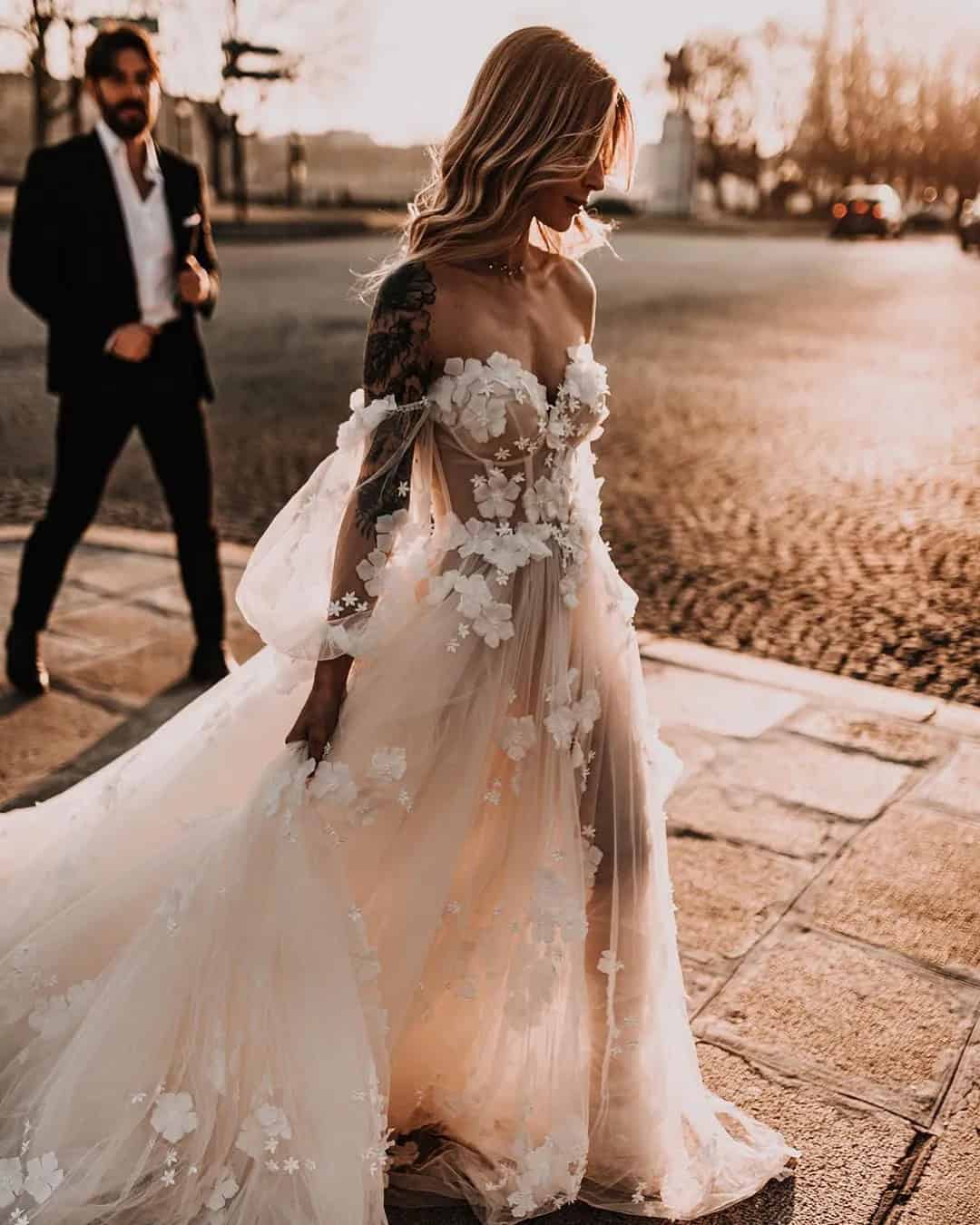 Floral Wedding Dresses