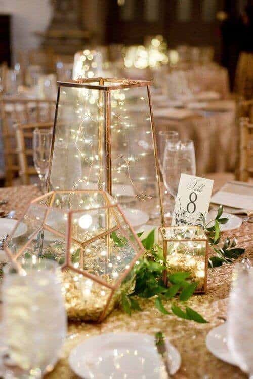 Hexagons and fairy lights