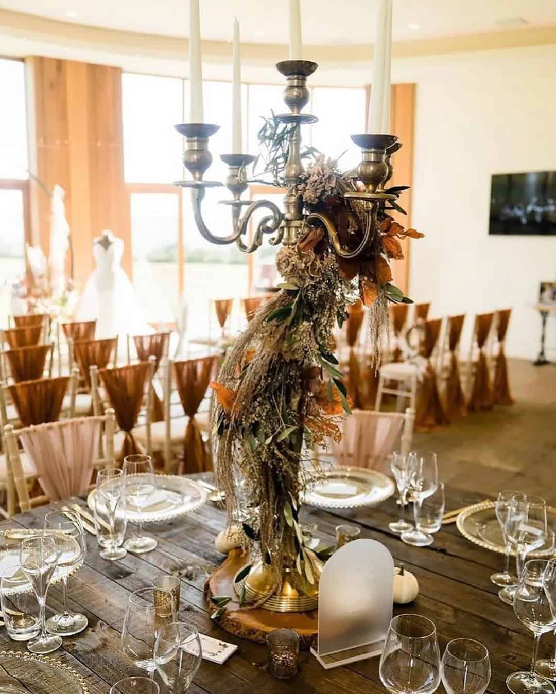 Centerpiece In Rust Color