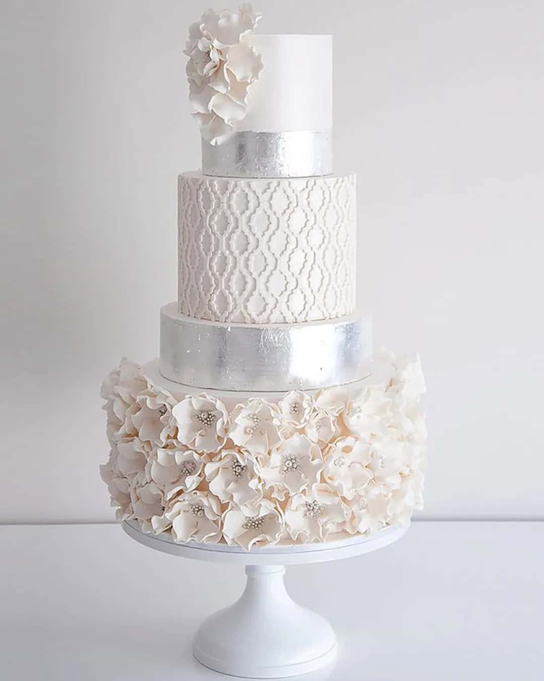 Simple Romantic Wedding Cakes