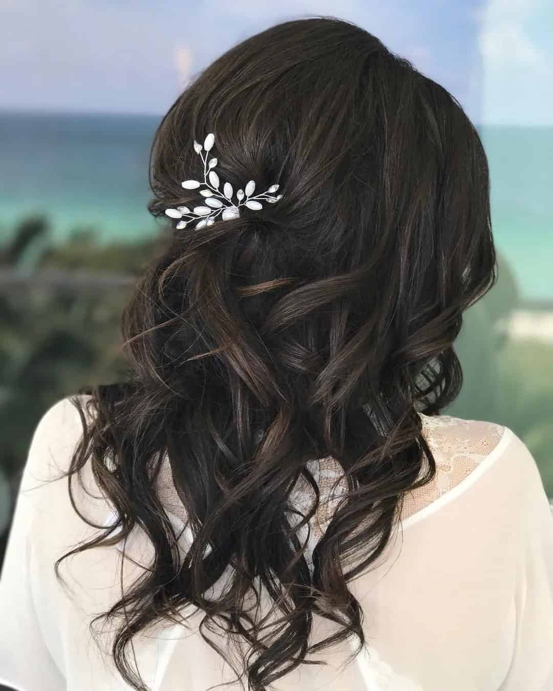 Wedding Hairstyles For Thin Curly Hair