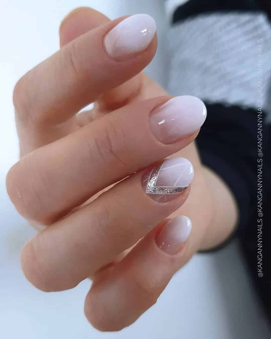 Classy Wedding Nails