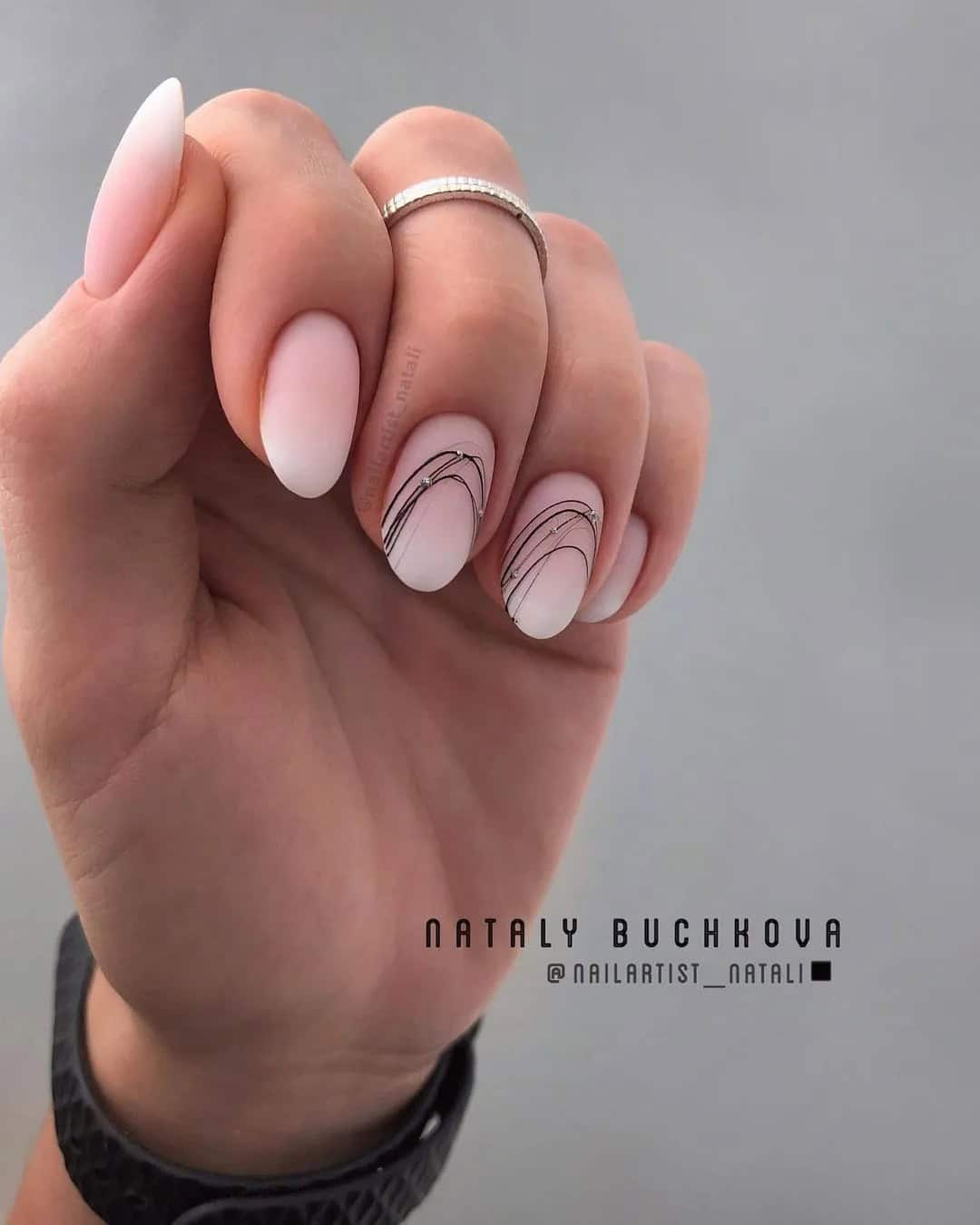 Short Almond Nails For Your Big Day