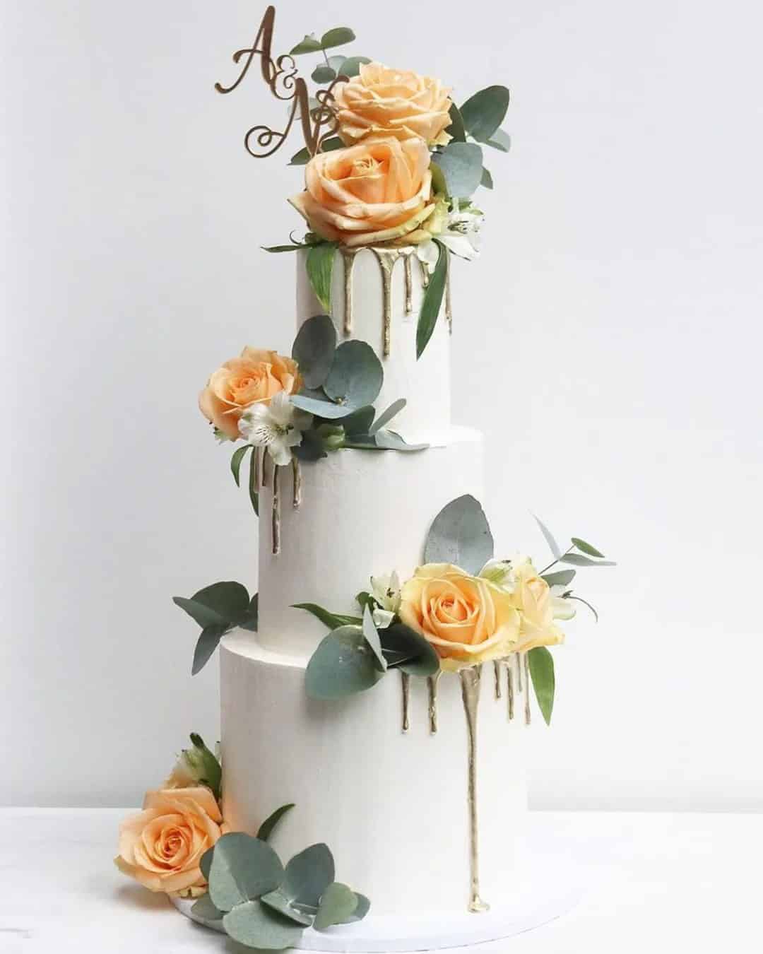 Mustard Wedding Cake Ideas