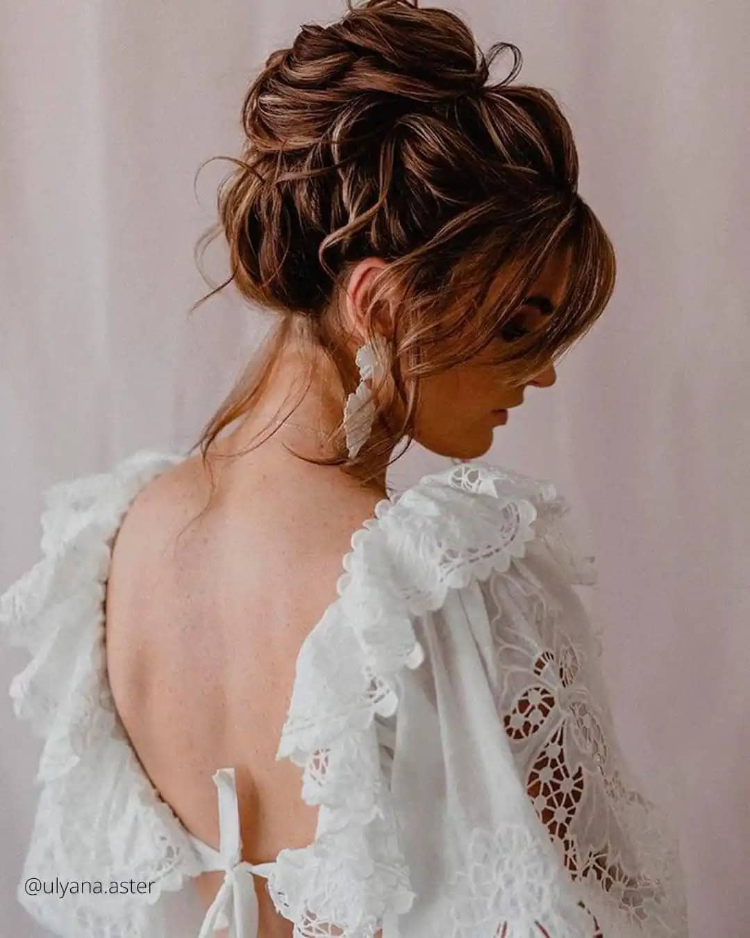 Simple Wedding Hairstyles With Bangs