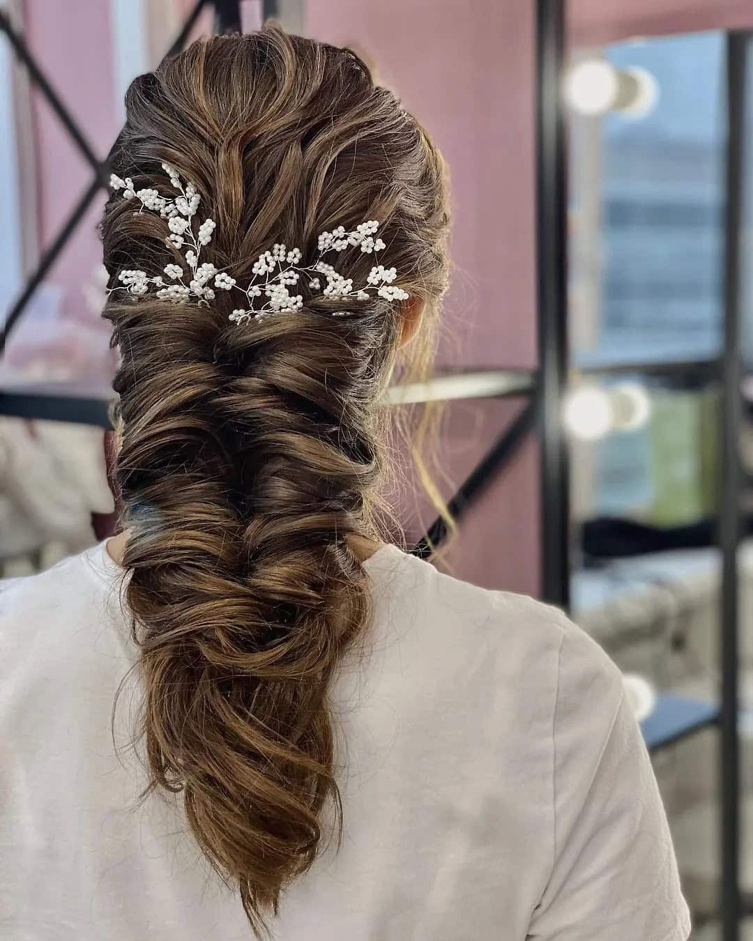 Mermaid Braid Hairstyles For Brides