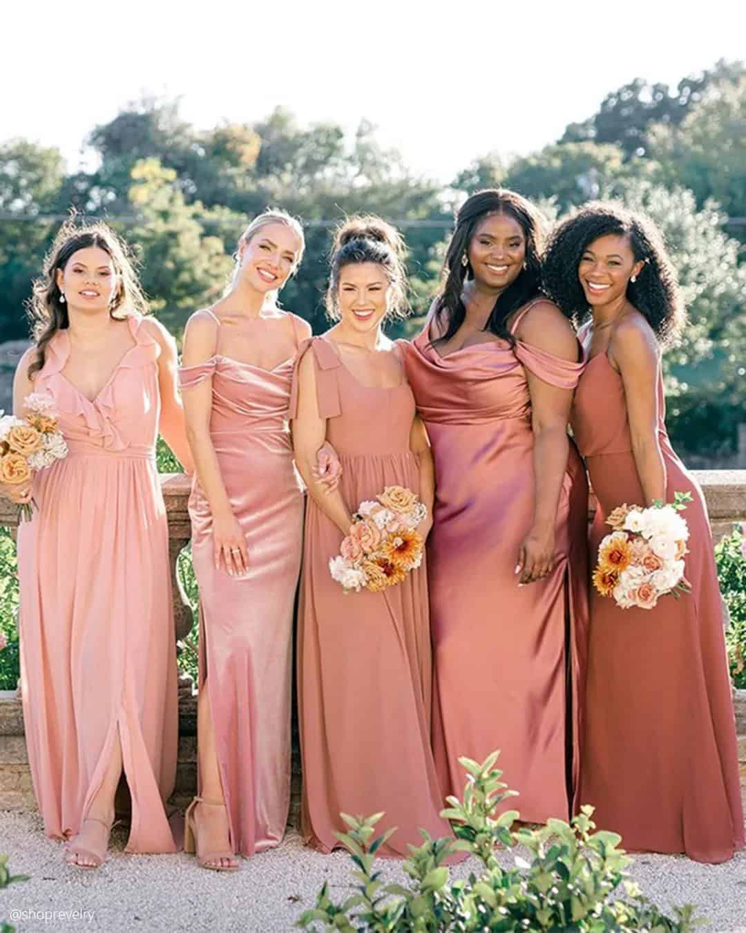 Terracotta Rust Bridesmaid Dress Ideas