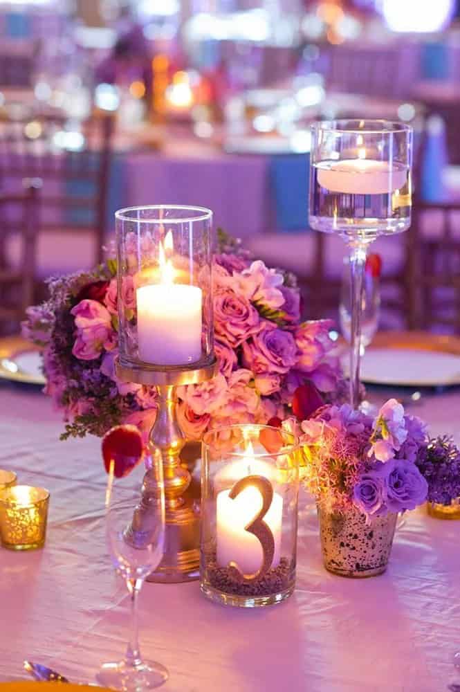 Lavender Centerpieces and Table Decorations