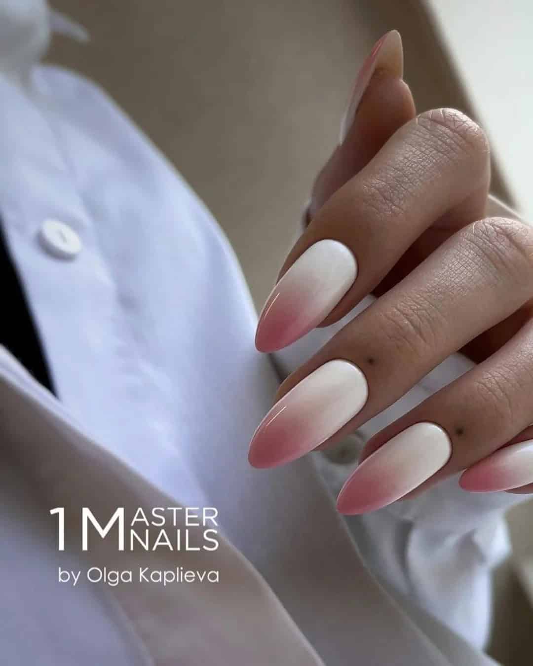 Ombre Nails For A Bride