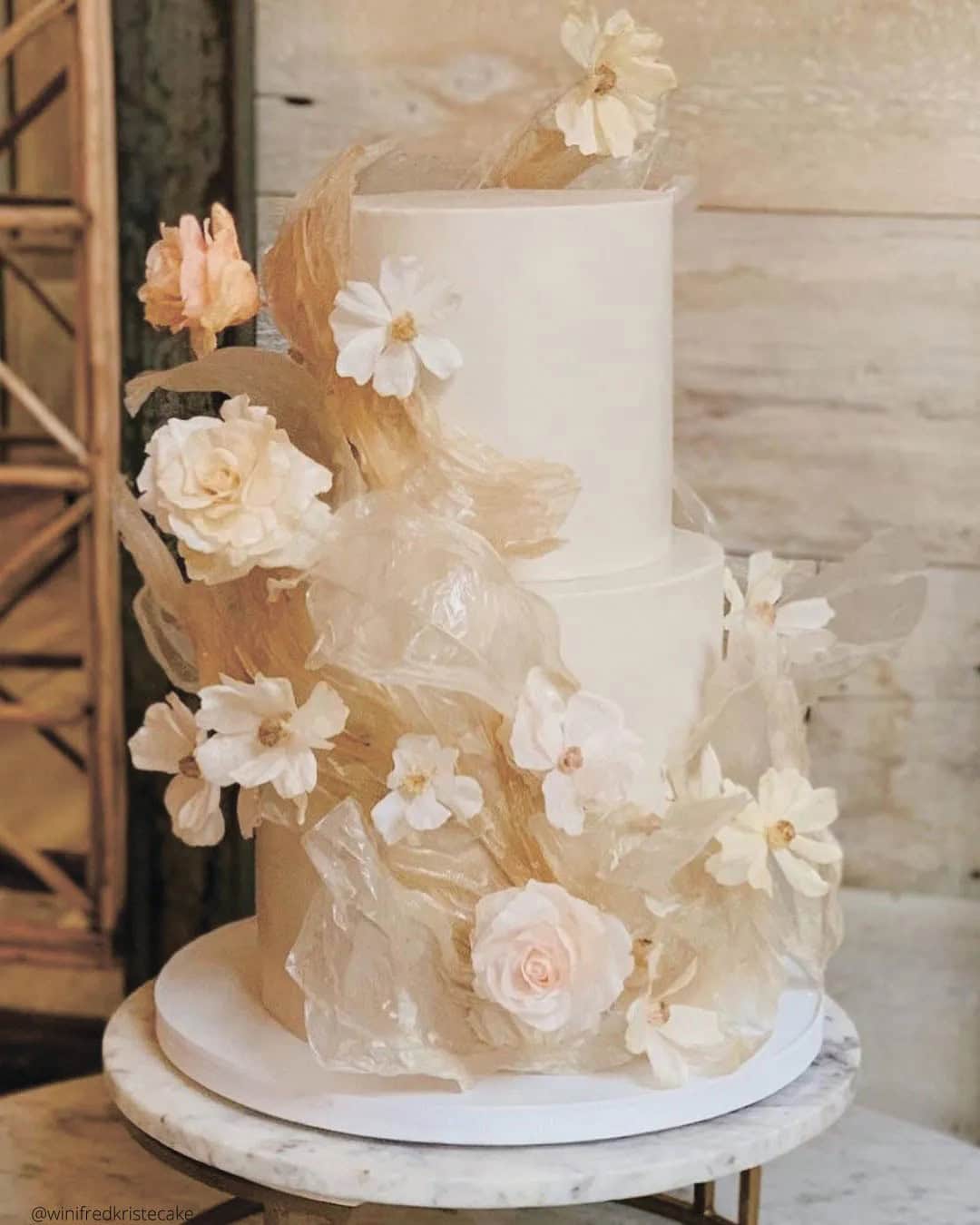 Dreamy Wedding Cakes by Winifred Kriste Cake