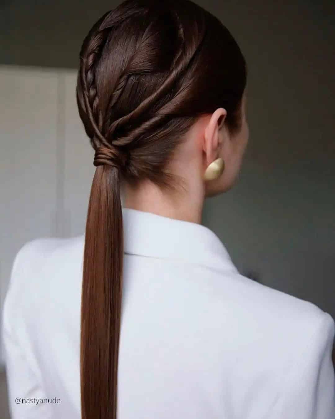 Chic Twisted Ponytail