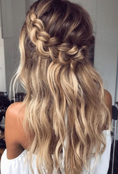 French braid to waves