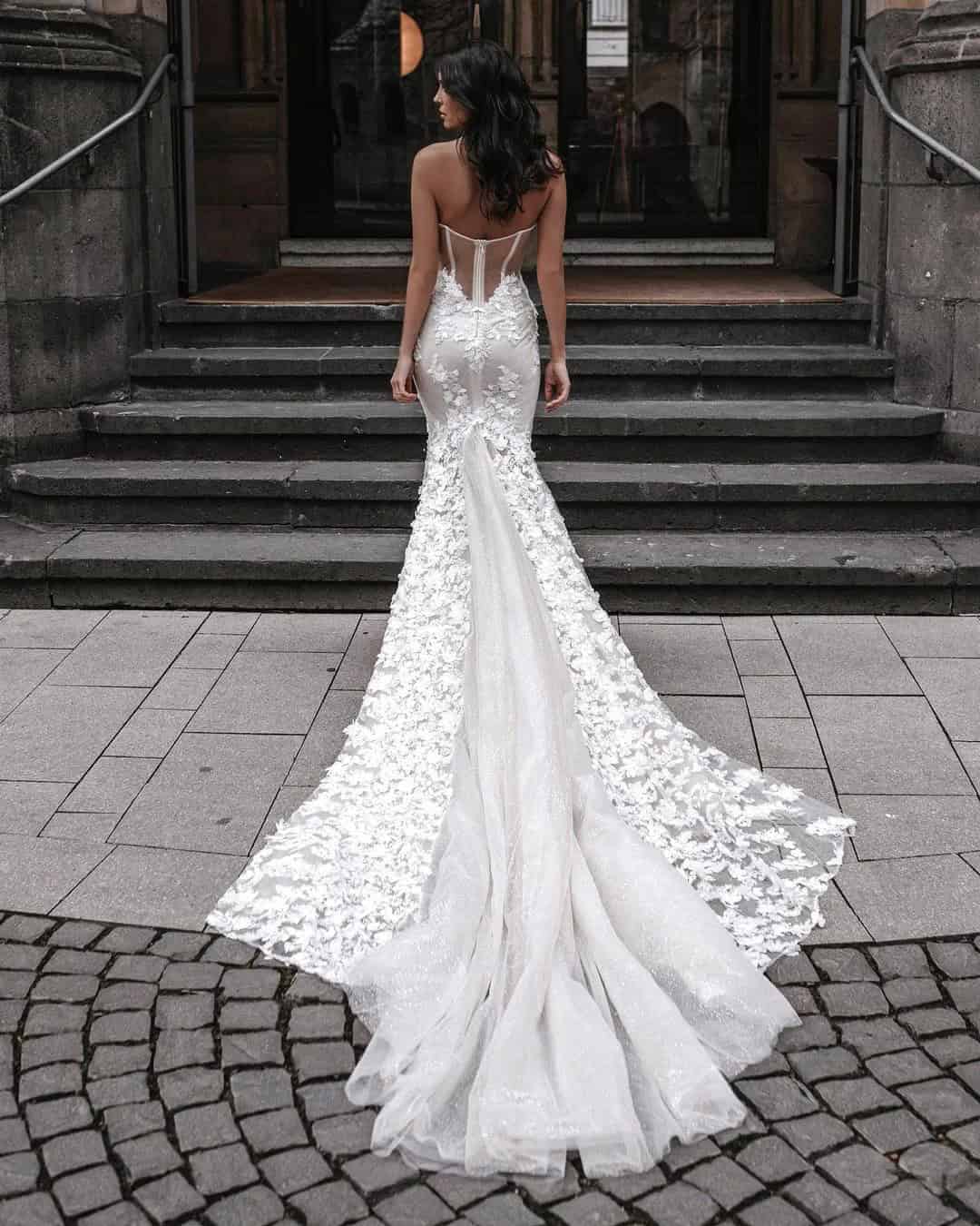 Mermaid Dresses Wedding With Train