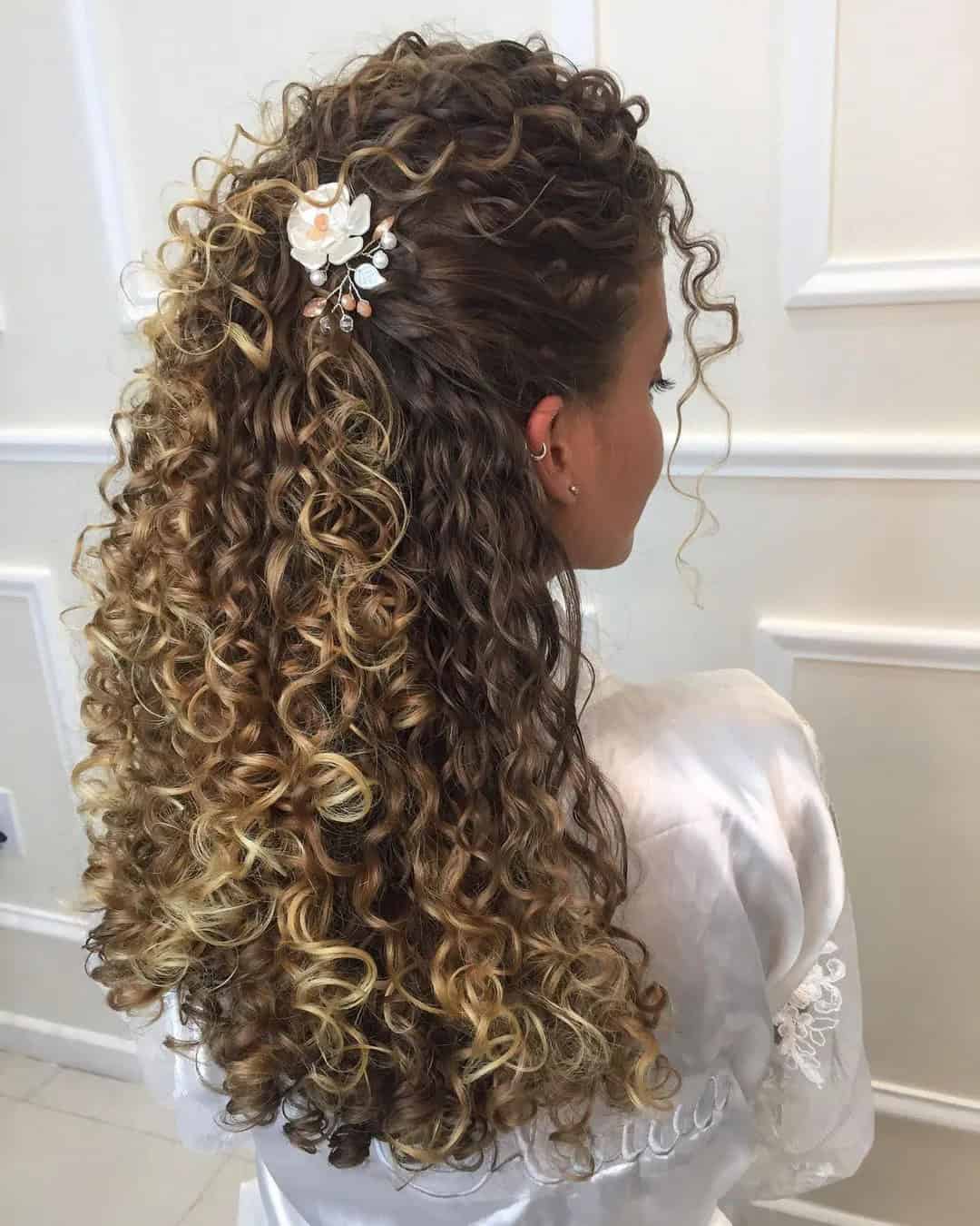 Wedding Hairstyles For Curly Long Hair