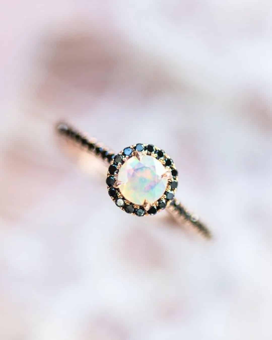 Romantic Rose Gold Engagement Rings