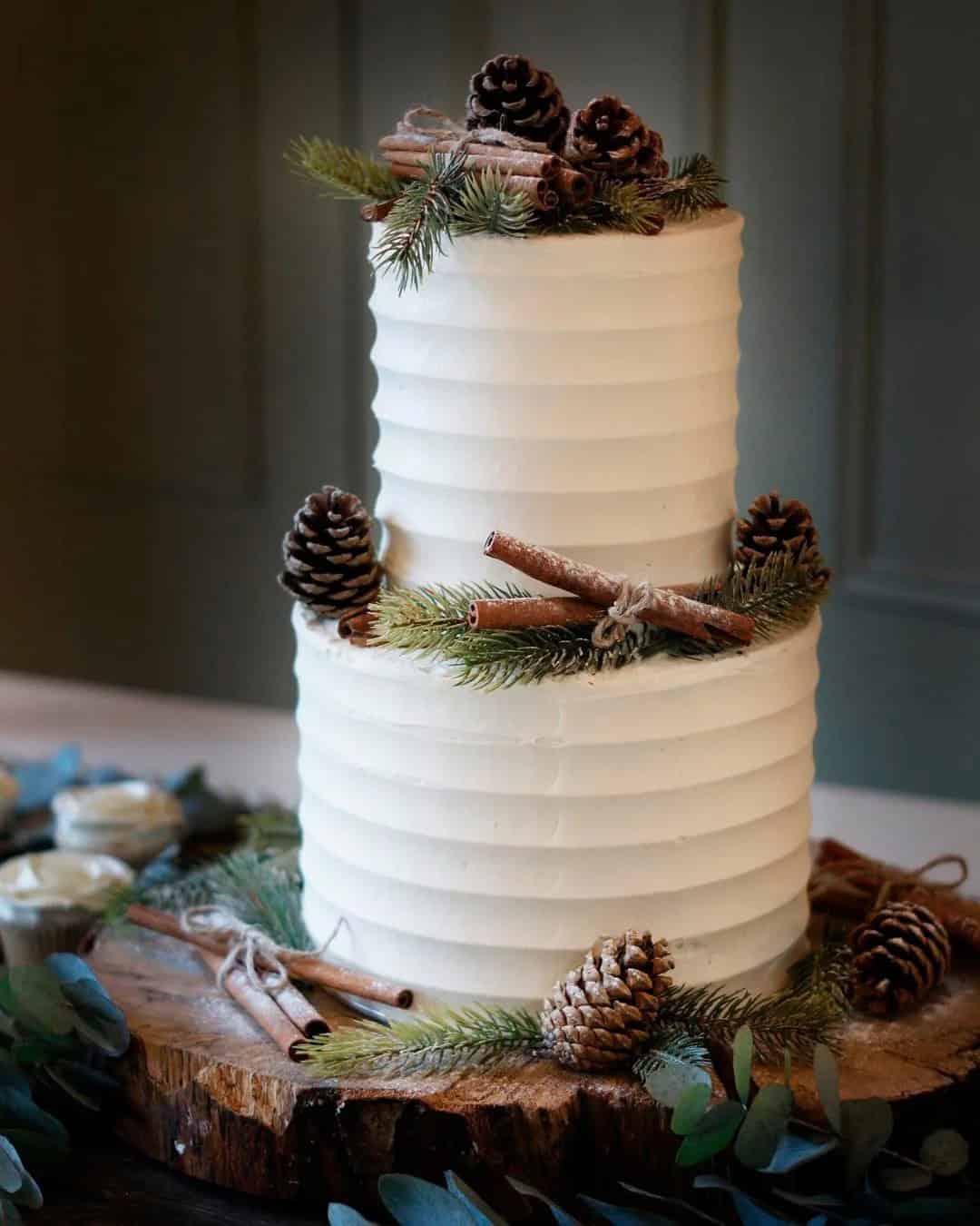 Cakes with Pinecones