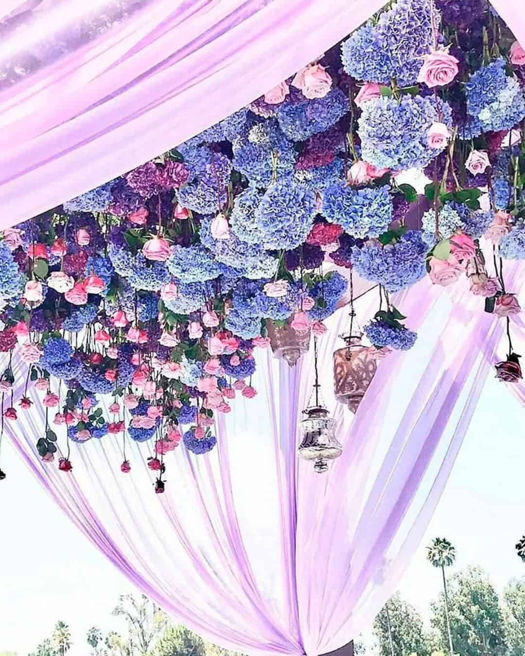 Lilac Wedding Reception Decor