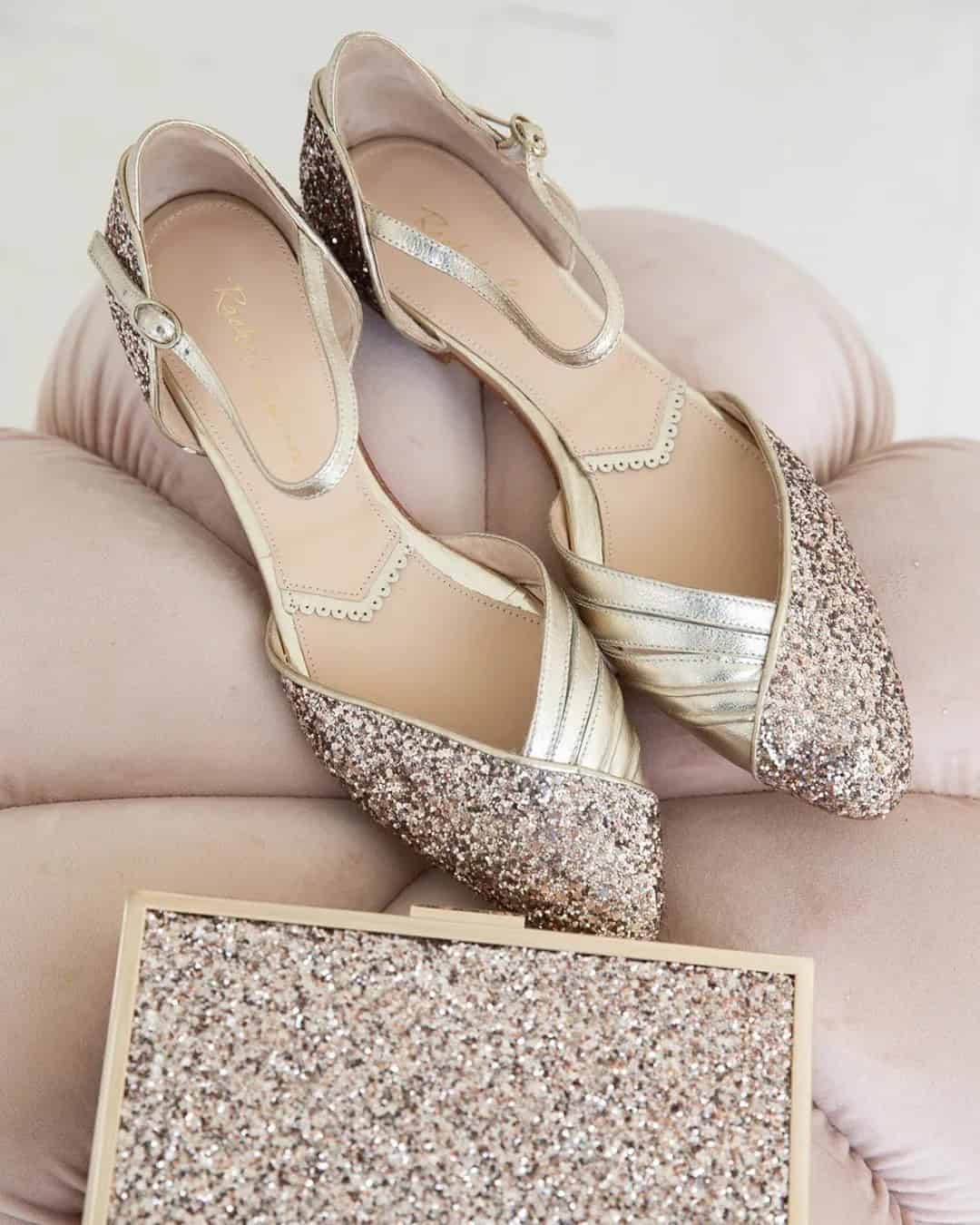 Gold Flats For Wedding