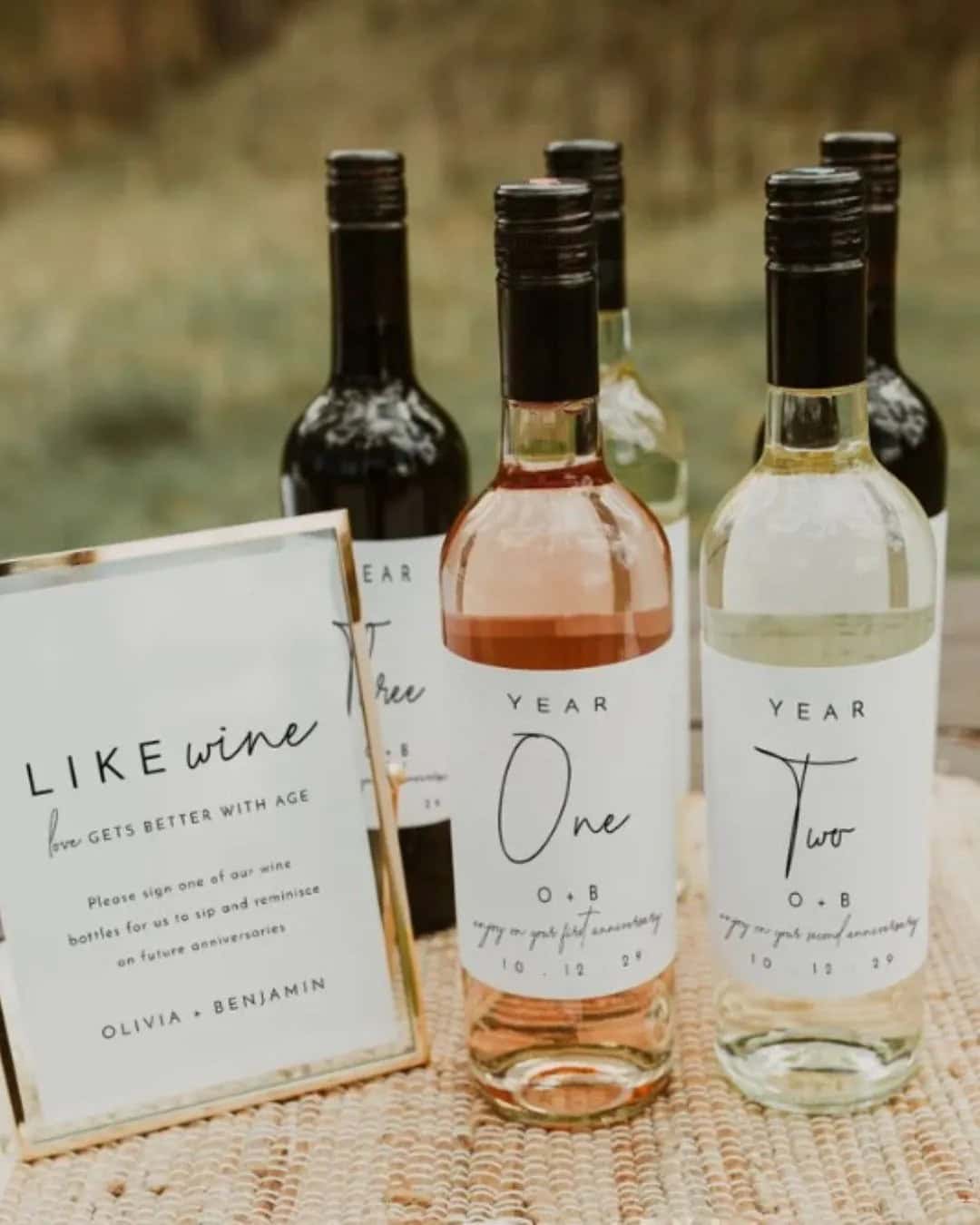 Personalized Mini Wine Bottles