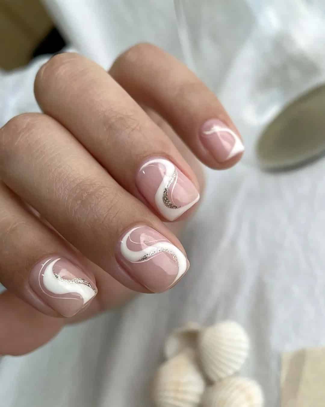 Light Pink and White Designs