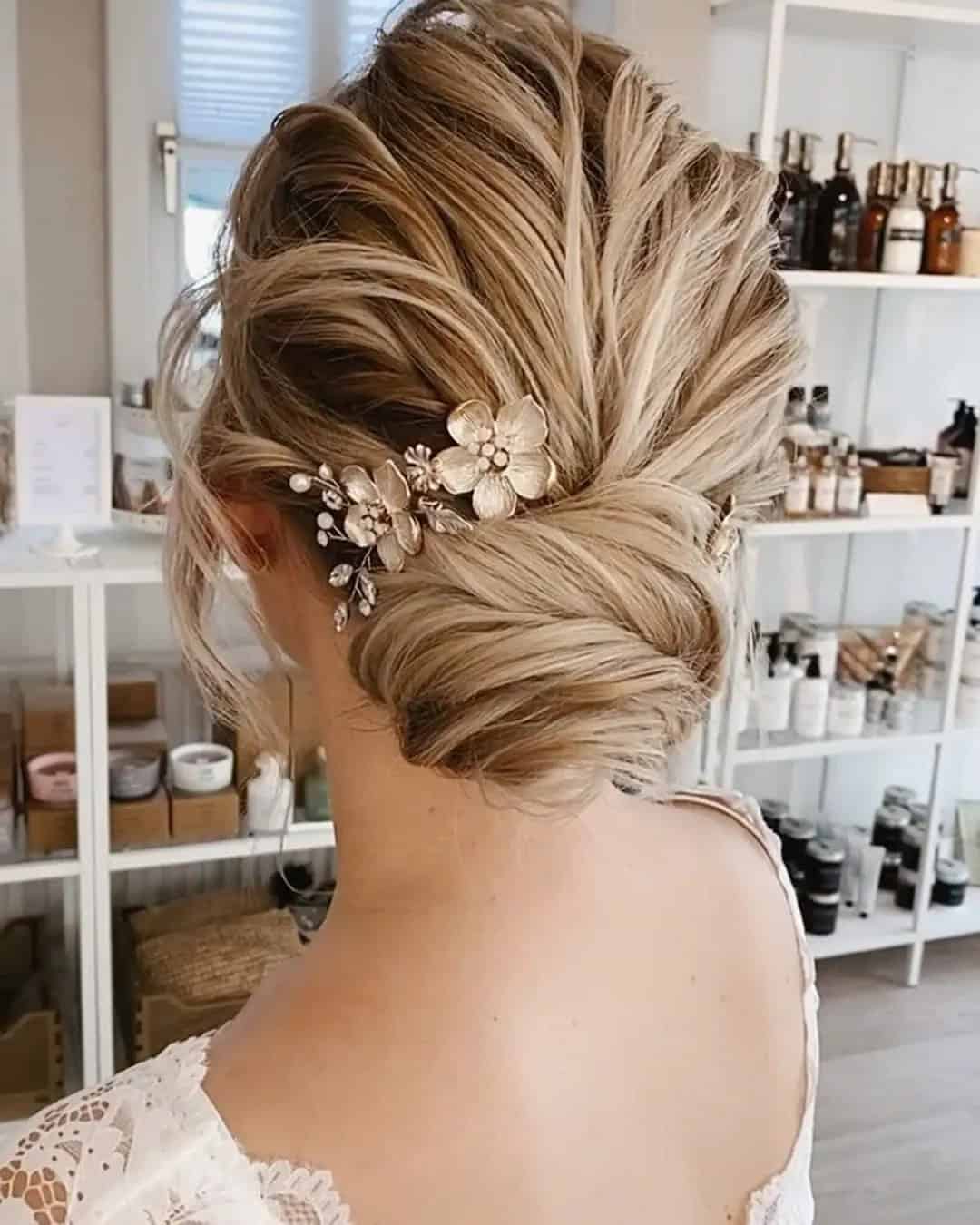 Wedding Hairstyles With Hair Pin