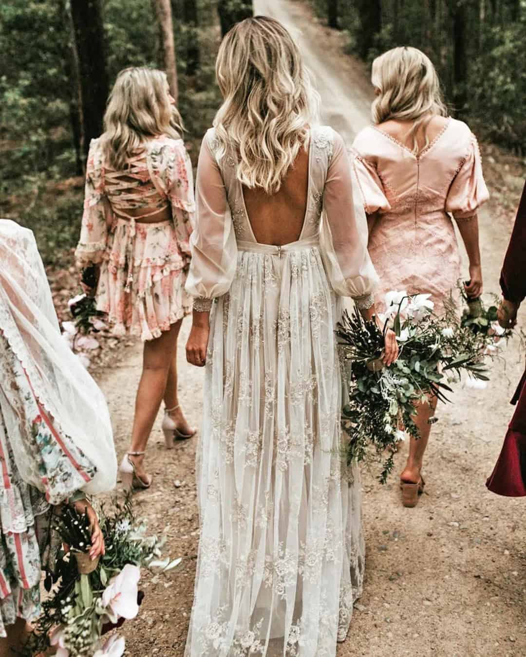 Rustic Wedding Dresses Boho