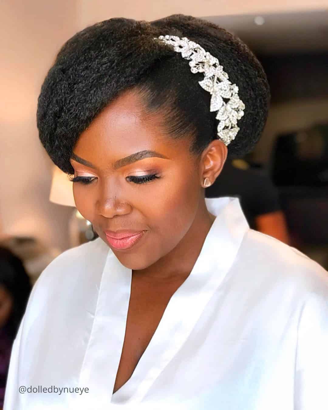 Wedding Bun Hairstyles For Black Hair