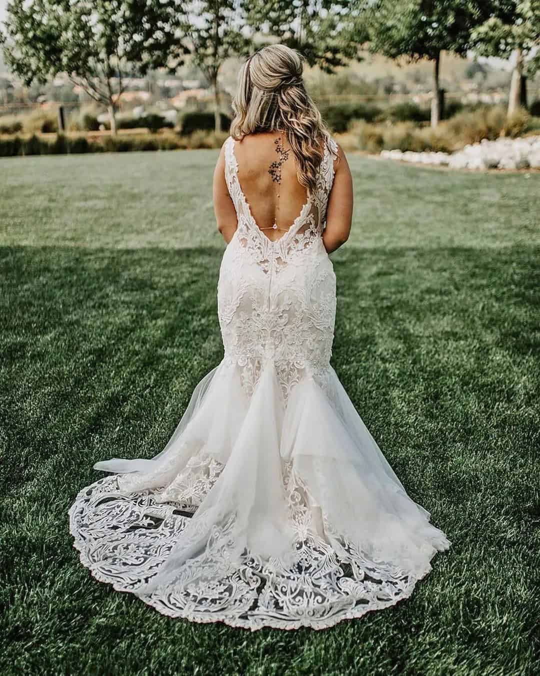 Mermaid Plus Size Wedding Dresses