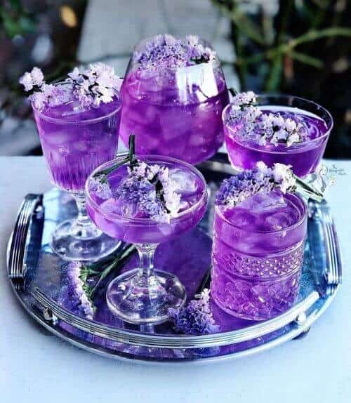 17 Purple Wedding Cocktails