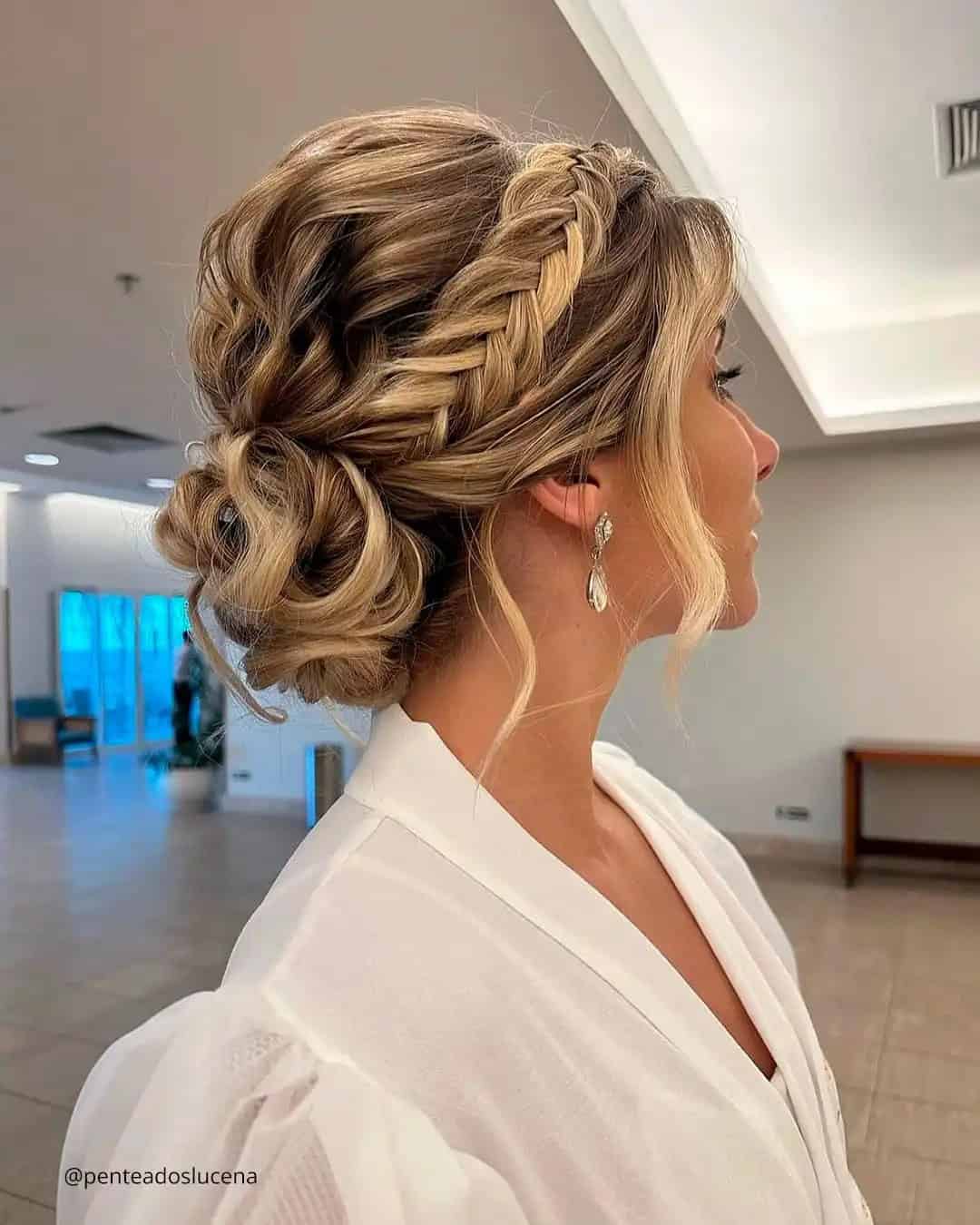 Wedding Updo Hairstyles For Curly Hair