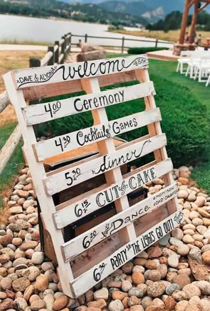 Ceremony Program Signs