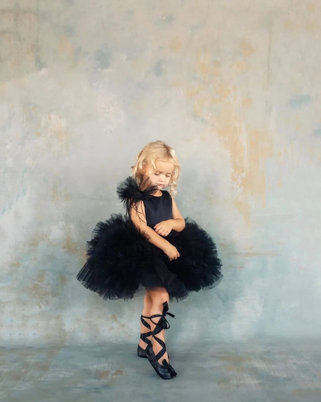 Black Flower Girl Dresses