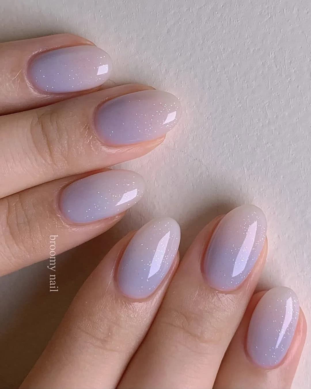 Purple Bridal Nails