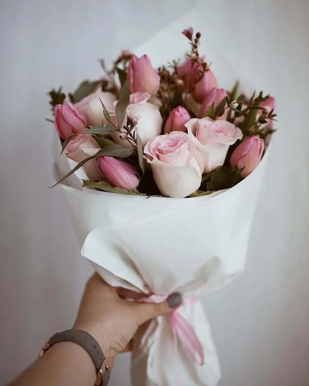 Dusty Rose Wedding Bouquets