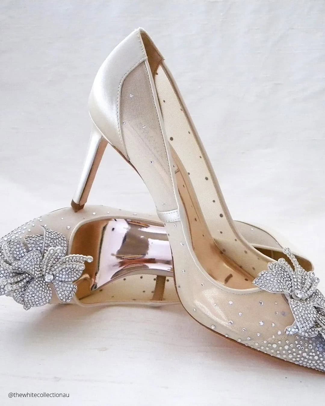 Vintage Ivory Wedding Shoes