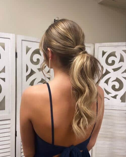 Low ponytail