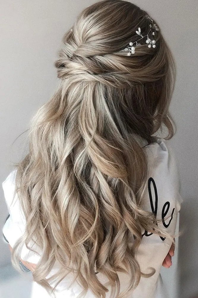 Half Up Half Down Bridal Hair