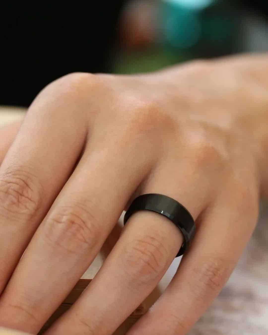 Black Silicone Rings