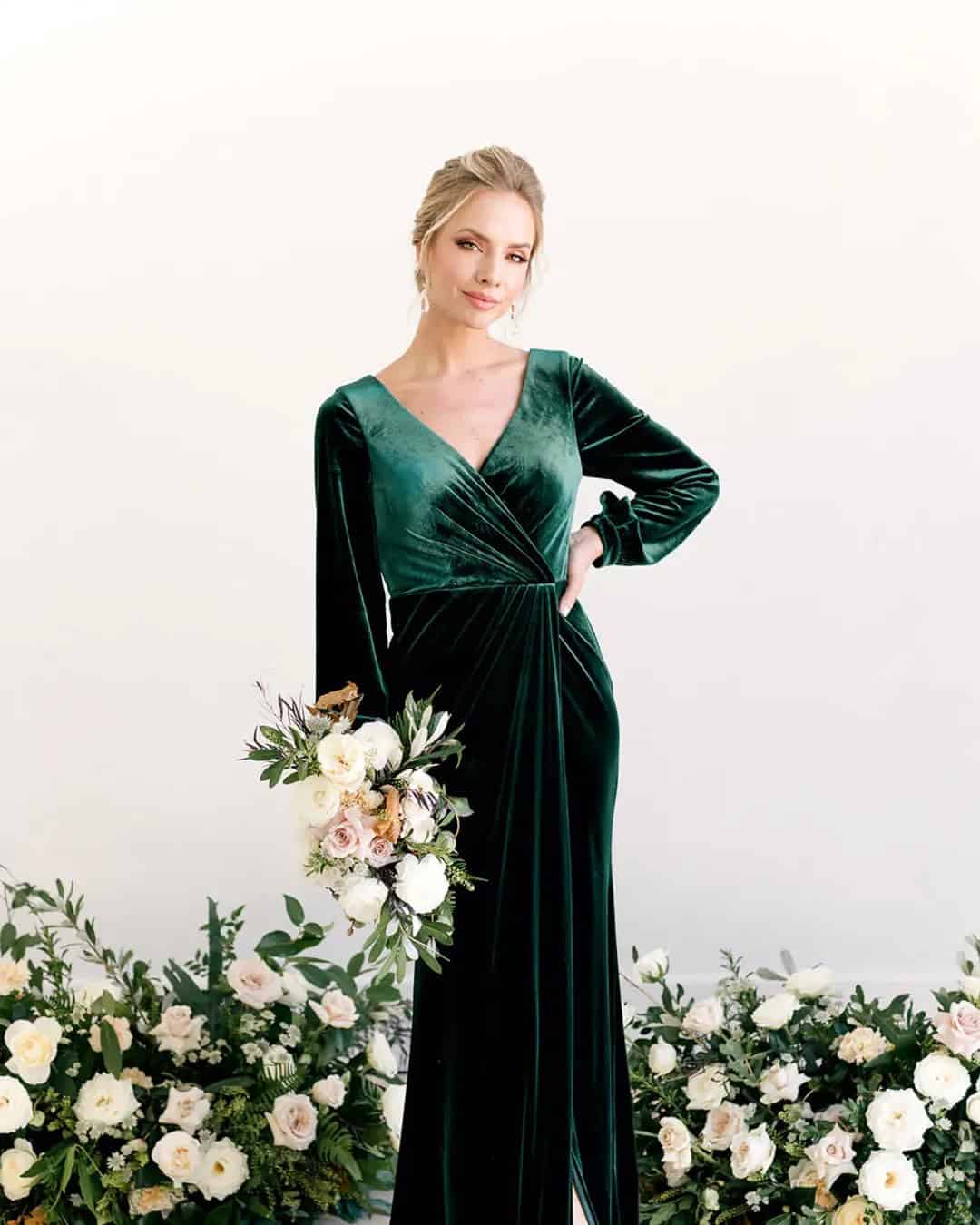 Green Bridesmaid Gowns