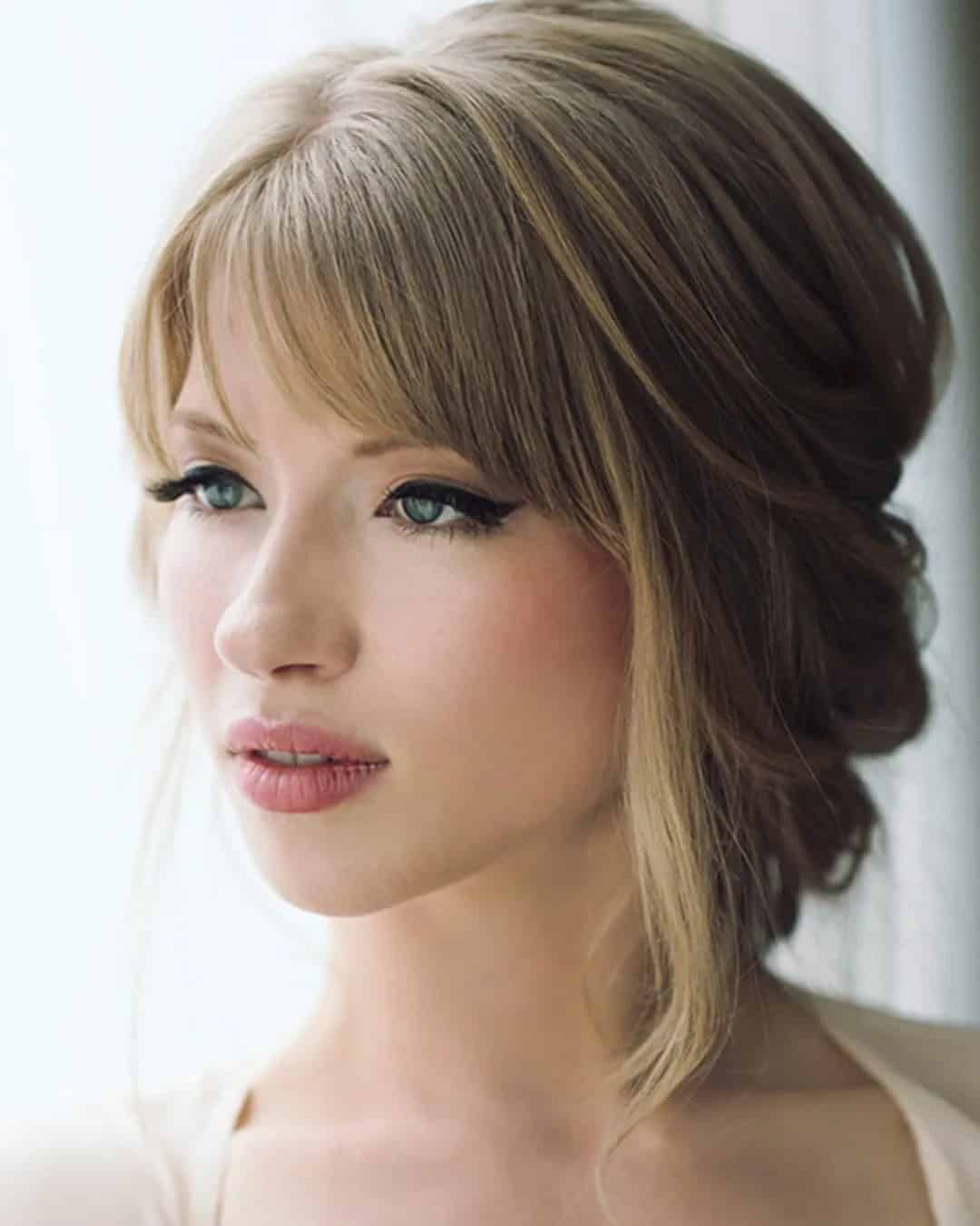 Hair Ideas With Straight Bangs