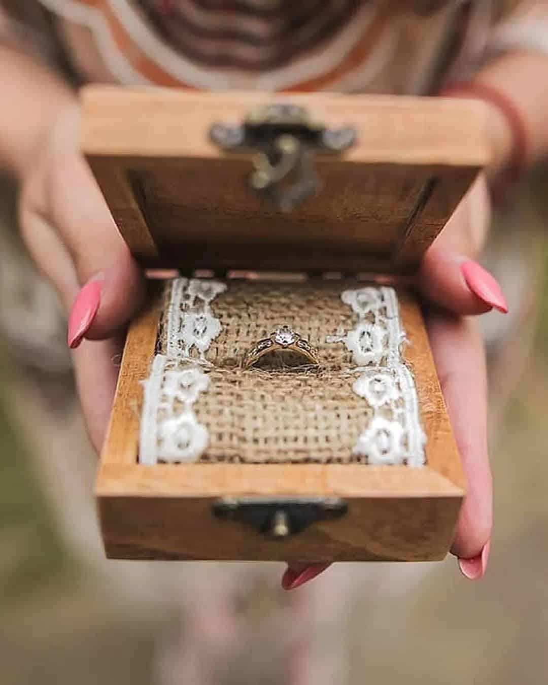 Ring Boxes In Country Style