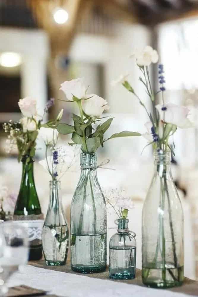 Bottles Wedding Centerpieces