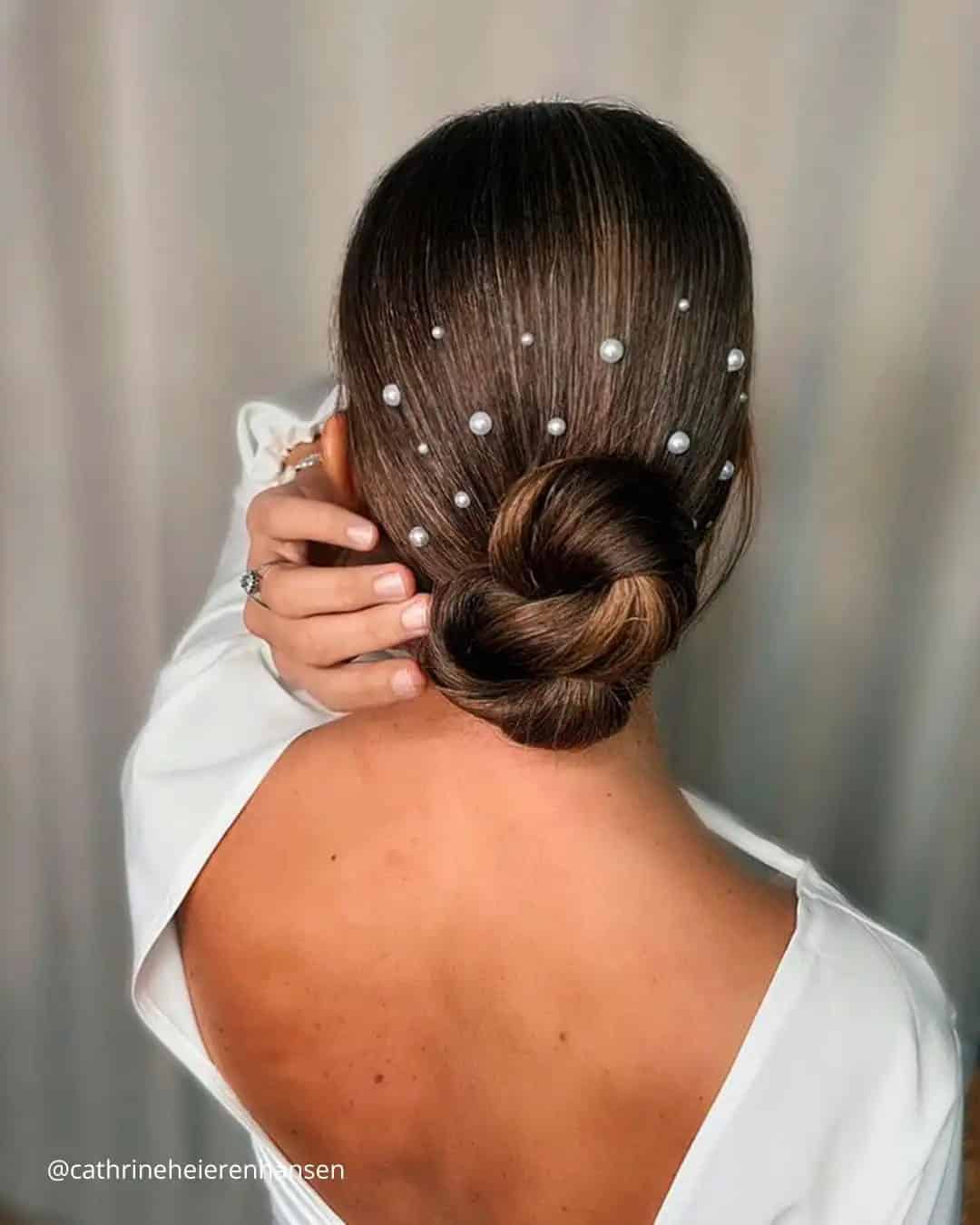 Classic Low Bridal Bun