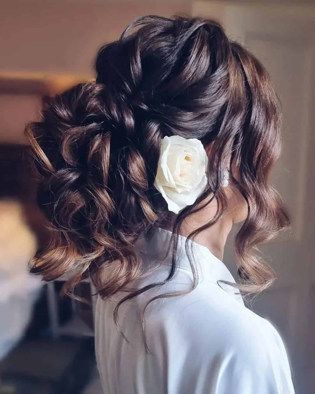 Bridal Hairstyles With Flowers