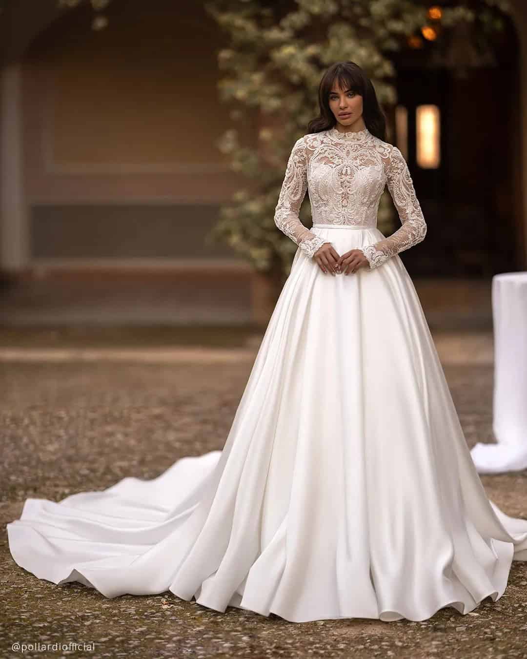 Ball Gown Long Sleeve Wedding Dresses