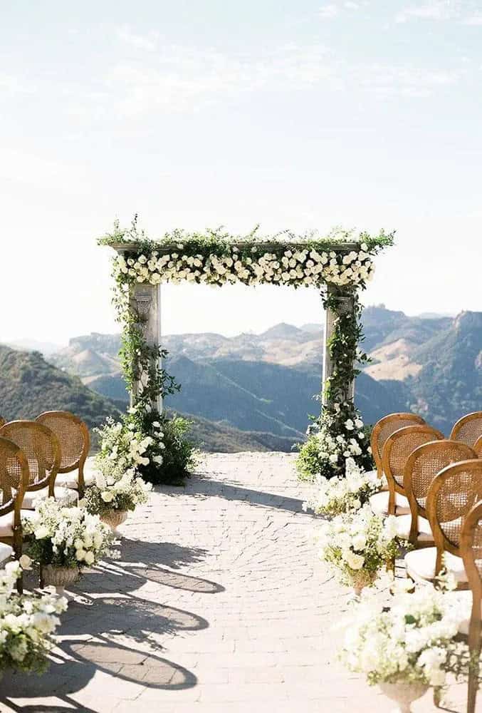 Create Your Own Altar And Aisle – Say “I Do” Outside