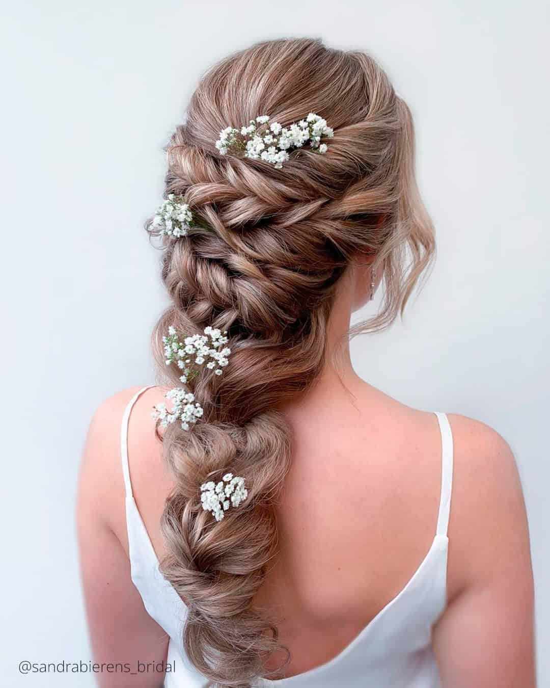 Wedding Singular Braid Hairstyles