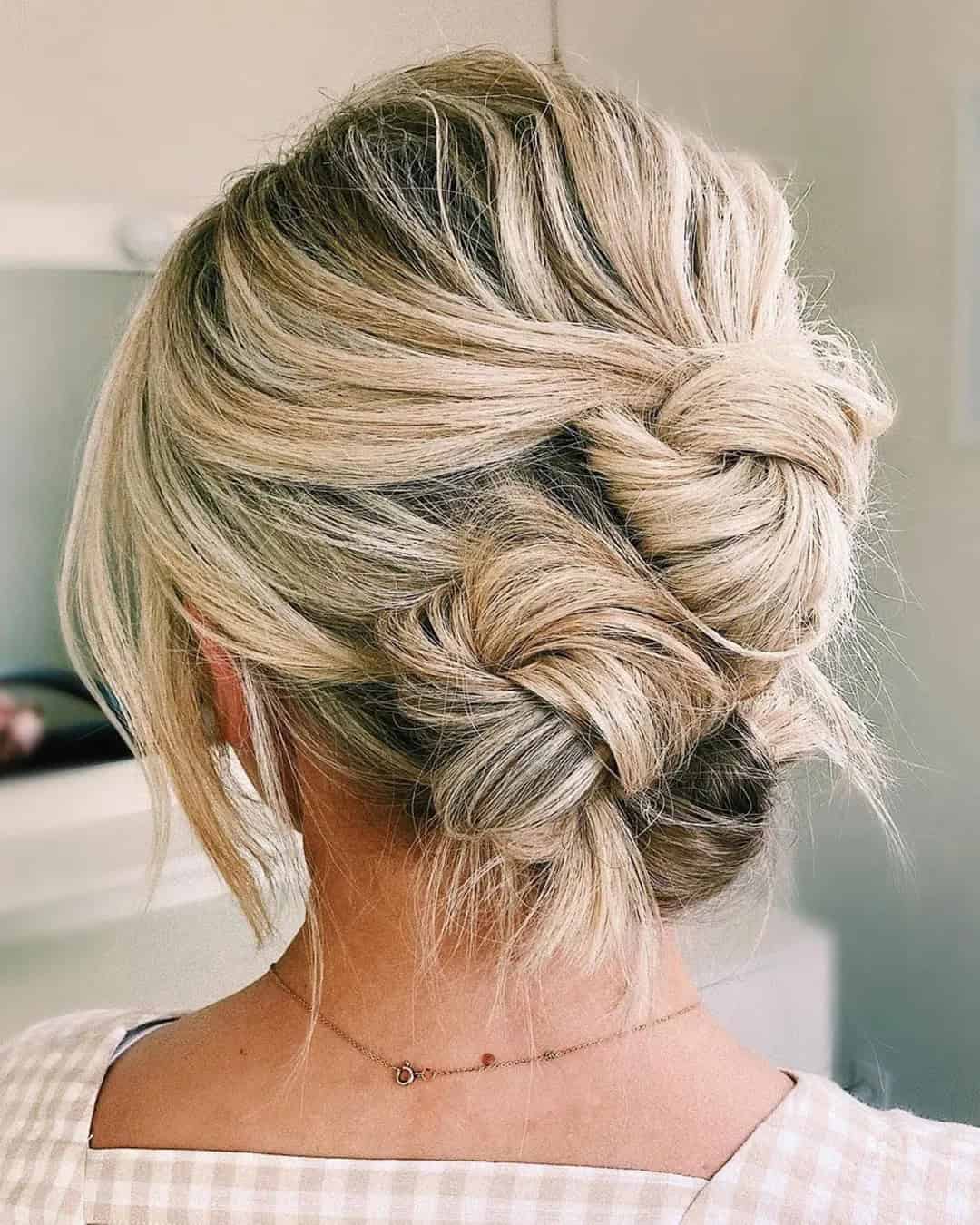 Messy Updos For Short Hair